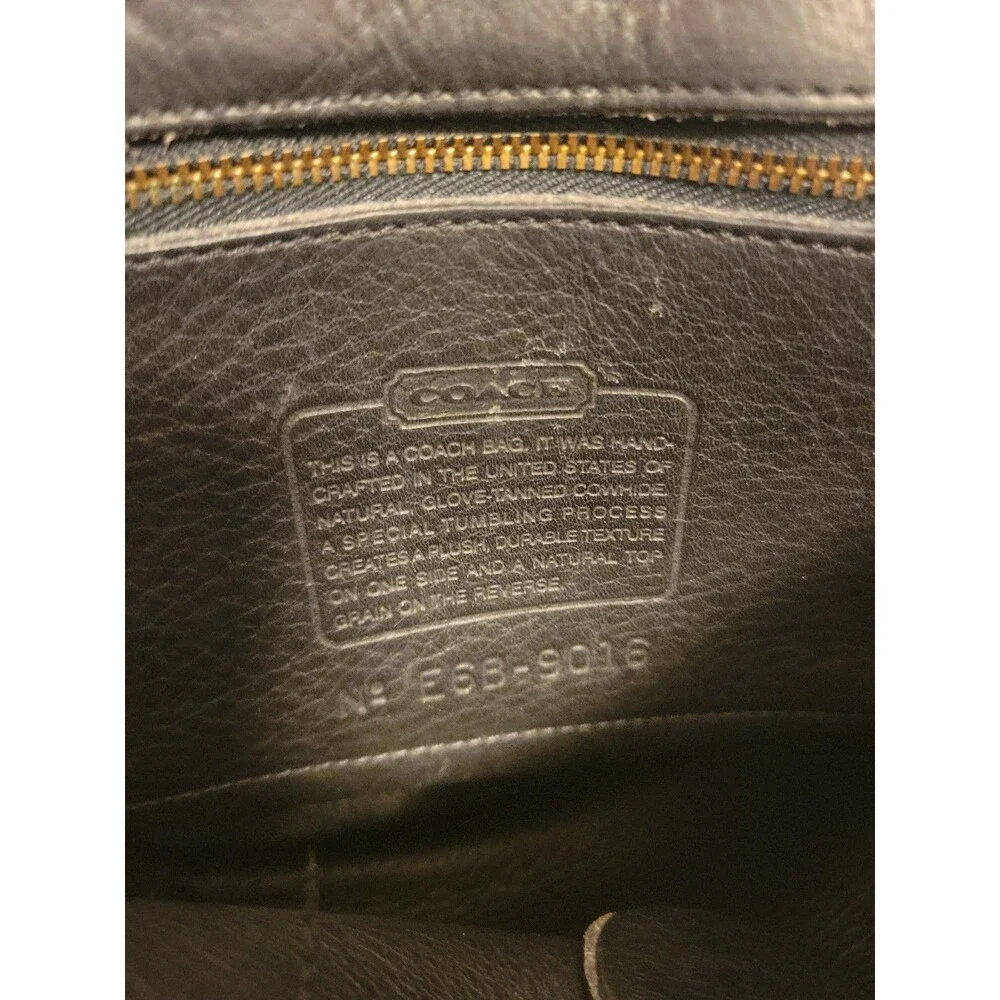 COACH The Berkeley Series Vintage Black Pebble Leather Backpack Authentic Rare